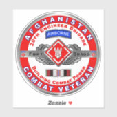 20e werktuigkundige brigade Afghanistan Veteraan Sticker (Vel)