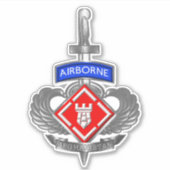 20e werktuigkundige brigade Afghanistan Veteraan Sticker (Voorkant)