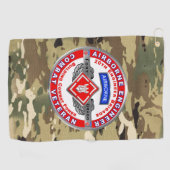 20e werktuigkundige brigade golfhanddoek (Horizontaal)