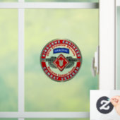 20e werktuigkundige brigade-in de lucht raamsticker (Huis)