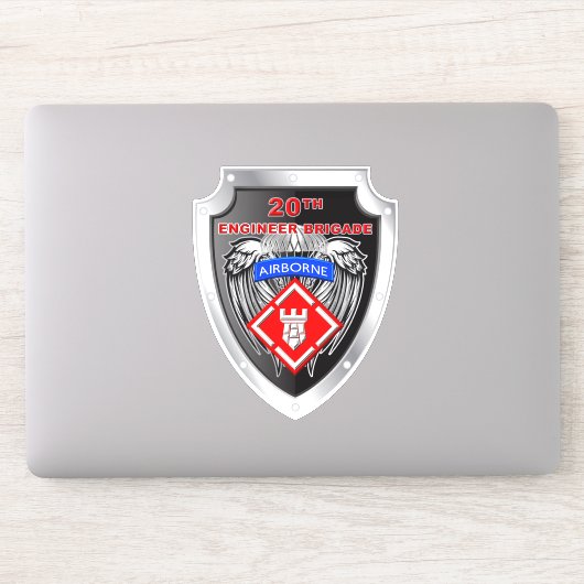 20e werktuigkundige brigade-in de lucht sticker (Computer)