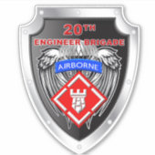 20e werktuigkundige brigade-in de lucht sticker (Voorkant)