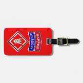 20e werktuigkundige brigade-saffer bagagelabel (Voorkant horizontaal)