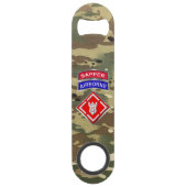 20e werktuigkundige brigade-saffer speed flessenopener (Voorkant)