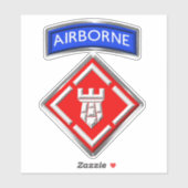 20e werktuigkundige brigade sticker (Vel)