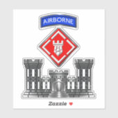 20e werktuigkundige brigade sticker (Vel)