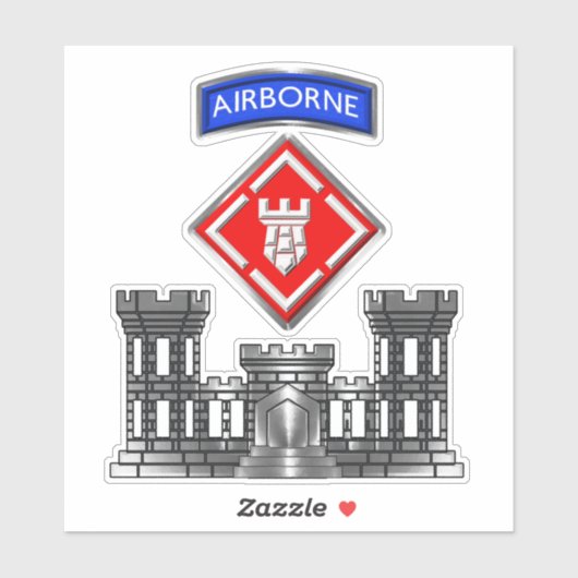 20e werktuigkundige brigade sticker (Vel)
