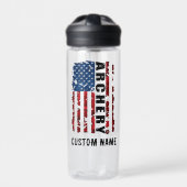 20oz Boogschieten Vlag waterfles (Voorkant)