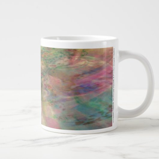 20oz Jumbo-Mok 'De radiofrequentie' Cosmic Seer Grote Koffiekop (Rechts)