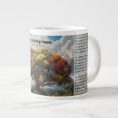 20oz Mok met 'een inkling hoop' van Erin A Thomas (Voorkant rechts)