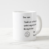 20oz Undankbaar Brother-mok Grote Koffiekop (Voorkant rechts)