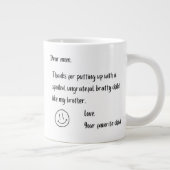 20oz Undankbaar Brother-mok Grote Koffiekop (Rechts)