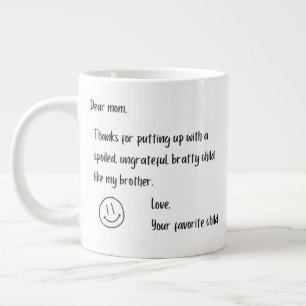 20oz Undankbaar Brother-mok Grote Koffiekop
