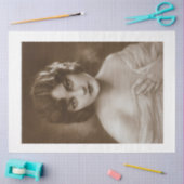  '20s-Girl-ontkoppeling' Tissuepapier (Craft)