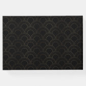  20s Gold Black Great Gatsby Gastenboek (Achterkant)