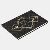  20s Gold Black Great Gatsby Gastenboek (Hoek)