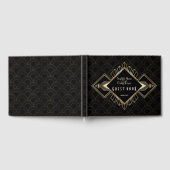  20s Gold Black Great Gatsby Gastenboek (Volledig)