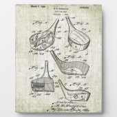  20s Golf Club Head Patent Fotoplaat (Voorkant)