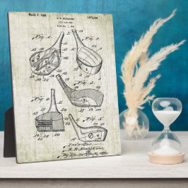 20s Golf Club Head Patent Fotoplaat