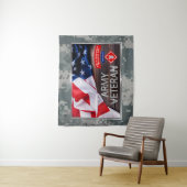 20ste ingenieur-brigade-boordevol vaste veteraan wandkleed (In situ)