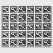 20ste trouwdag China traditioneel Cadeaupapier (Vlak)