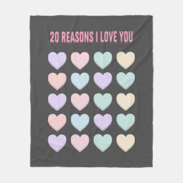20ste Valentijn&#39;s Cadeau - 20ste Verjaardag Ca Fleece Deken