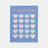 20ste Valentijn&#39;s Cadeau - 20ste Verjaardag Ca Fleece Deken (Voorkant)