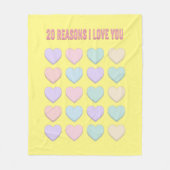 20ste Valentijn&#39;s Cadeau - 20ste Verjaardag Ca Fleece Deken (Voorkant)
