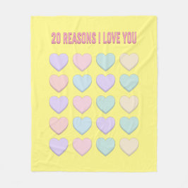 20ste Valentijn&#39;s Cadeau - 20ste Verjaardag Ca Fleece Deken