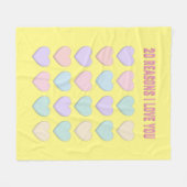 20ste Valentijn&#39;s Cadeau - 20ste Verjaardag Ca Fleece Deken (Voorkant (Horizontaal))