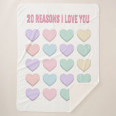 20ste Valentijn&#39;s Cadeau - 20ste Verjaardag Ca Sherpa Deken (Voorkant)