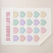 20ste Valentijn&#39;s Cadeau - 20ste Verjaardag Ca Sherpa Deken (Voorkant (horizontaal))