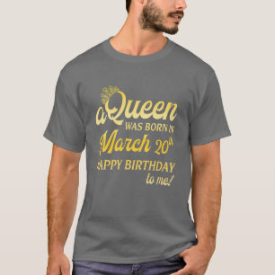 20ste verjaardag De dag waarop ik me richt tot 20 T-shirt