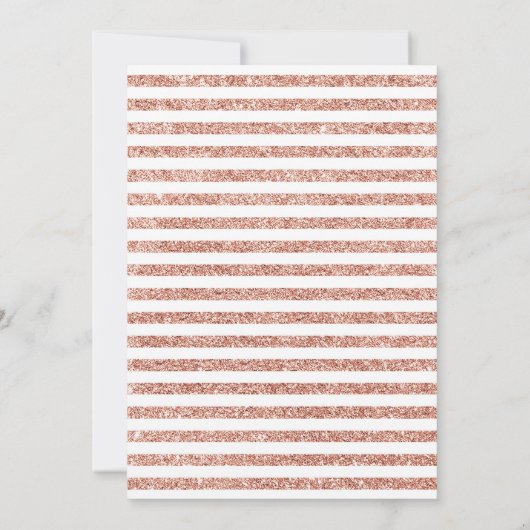 20ste verjaardagsfeestje - Roos Gold White Kaart (Achterkant)