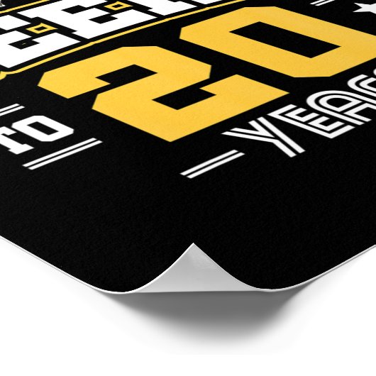 20Th Birthday Cheers And Beers Birthday Poster (Hoek)