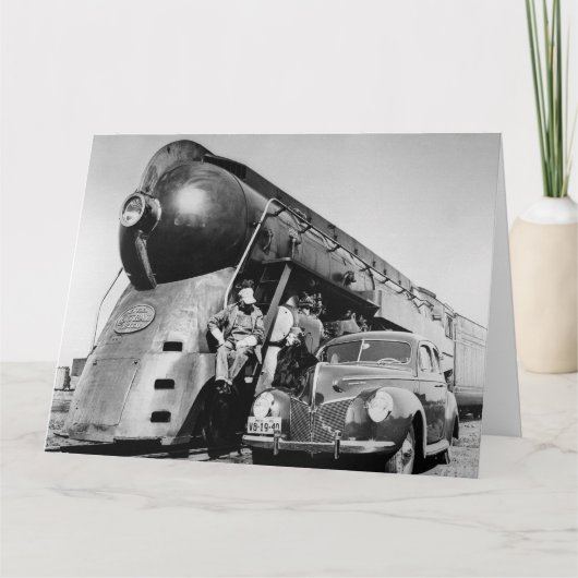 20th Century Limited New York Central Rail Bedankkaart (Voorkant)