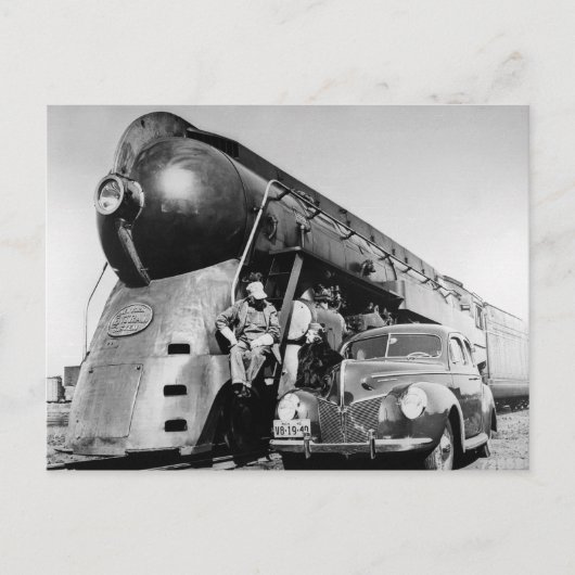 20th Century Limited New York Central Rail Briefkaart (Voorkant)