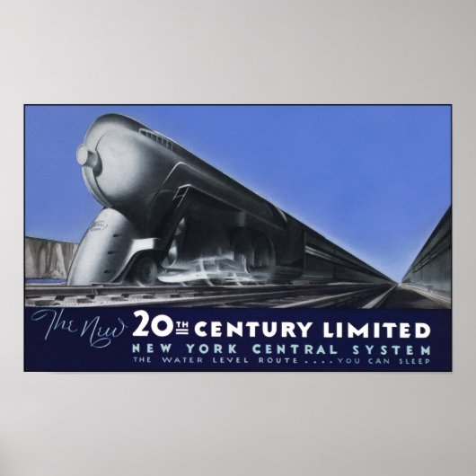 20th Century Limited - Waterniveauroute Poster (Voorkant)