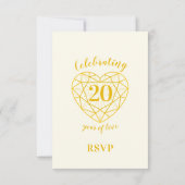 20th gouden hart jubileum antwoord RSVP (Achterkant)