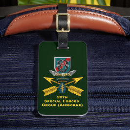 20th Special Forces Group Bagagelabel