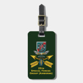 20th Special Forces Group Bagagelabel (Voorkant verticaal)