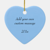 20th Wedding Jubileum Foto Keramisch Ornament (Achterkant)