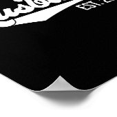 20th Wedding Jubileum Husband Est 2004 T-shirt. Poster (Hoek)