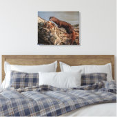 20x16 American Mink Canvas Afdruk (Insitu (Slaapkamer))