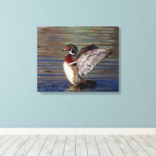 20x16 Hout Duck Canvas Afdruk (Insitu (Houten vloer))