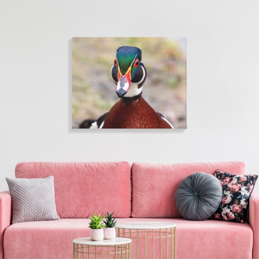 20x16 Hout Duck Canvas Afdruk (Insitu (Woonkamer))