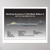 20x16 Northrop F-23A Black Widow II Poster (Voorkant)