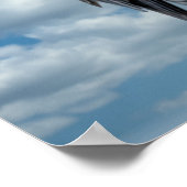 20x16 Peregrine Falcon langs de Hudson rivier Poster (Hoek)