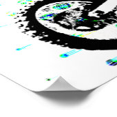 20x16 Poster met rimpeling Semi-gloss (Hoek)