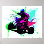 20x16 Splatter Poster Semi-Gloss (Voorkant)